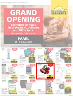 Builders Express Paarl : Grand Opening (24 Oct - 27 Oct 2019), page 1