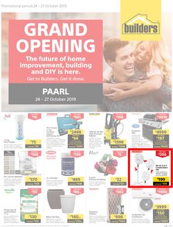 Builders Express Paarl : Grand Opening (24 Oct - 27 Oct 2019), page 1