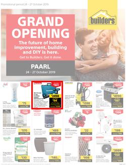 Builders Express Paarl : Grand Opening (24 Oct - 27 Oct 2019), page 1