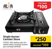 Alva Single Burner Canister Stove CCR101