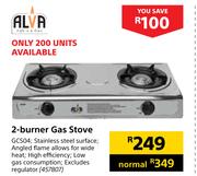 Alva 2 Burner Gas Stove GCS04