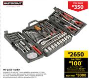 Mastercraft 147 Piece Tool Set