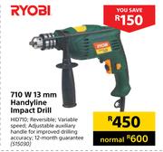 Ryobi 710 W 13mm Handyline Impact Drill HID710