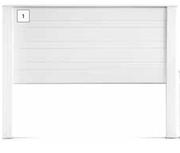White headboard best sale builders