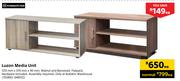 Home&Kitchen Luzon Media Unit 1215 x 370 x 90mm-Each