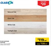 Classen 6mm Laminate Flooring-Per Sqm