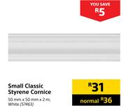 Small Classic Styrene Cornice