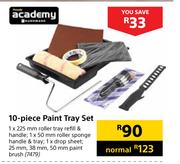Academy 10 Piece Paint Tray Set