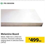 P G Bison Melamine Board 1830 x 2750mm x 16mm