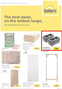 Builders Worcester : The Best Deals On The Widest Range (25 Mar - 28 Apr 2019), page 1