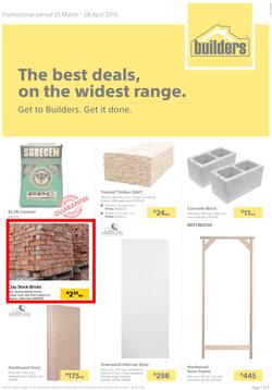 Builders Worcester : The Best Deals On The Widest Range (25 Mar - 28 Apr 2019), page 1