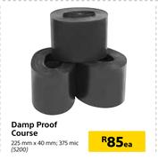Damp Proof Course-225mm x 40mm; 375 Mic Each