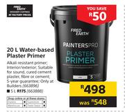 Fired Earth Water-Based Plaster Primer-20Ltr