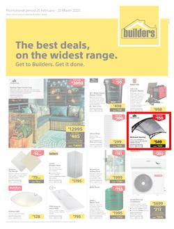 Builders Superstore Inland : The Best Deals On The Widest Range (25 February - 22 March 2020), page 1