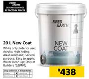 Fired Earth 20Ltr New Coat