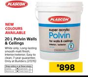 Plascon 20Ltr Polvin Walls & Ceilings