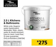 Fired Earth 2.5Ltr Kitchens & Bathrooms