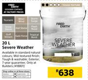 Fired Earth 20Ltr Severe Weather
