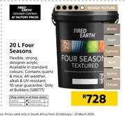 Fired Earth 20Ltr Four Seasons