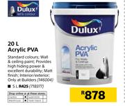Dulux 20Ltr Acrylic PVA