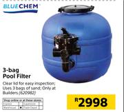 Blue Chem 3 Bag Pool Filter
