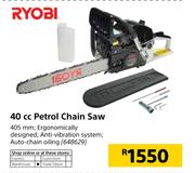 Ryobi 40cc Petrol Chain Saw