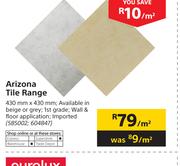 Arizona Tile Range  430mm X 430mm -Per Sqm