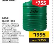 Jojo Tanks 2000Ltr Water Tank 1420mm X 1860mm