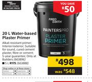 Fired Earth Water-Based Plaster Primer-5Ltr