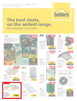 Builders Superstore KwaZulu Natal & East London : The Best Deals On The Widest Range (25 February - 22 March 2020), page 1