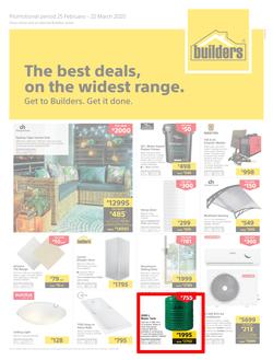 Builders Superstore KwaZulu Natal & East London : The Best Deals On The Widest Range (25 February - 22 March 2020), page 1