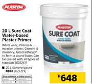 Plascon 20lLtr Sure Coat Solvent Based Plaster Primer
