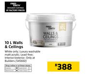 Fired Earth 10Ltr Walls & Cellings 