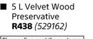 Fired Earth 5Ltr Velvet Wood Preservative