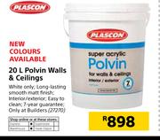 Plascon 20Ltr Polvin Walls & Ceilings