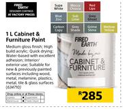 Fired Earth 1Ltr Cabinet & Furniture Paint