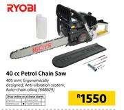 Ryobi 40cc Petrol Chain Saw