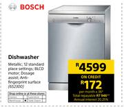 Bosch 12 Place Dishwasher(Metallic) 