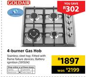 Goldair 4 Burner Gas Hob