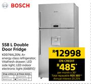 Bosch 558L Double Door Fridge KDD74AL20N