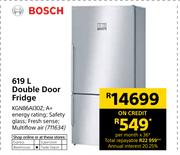 Bosch 619L Double Door Fridge KGN86A130Z