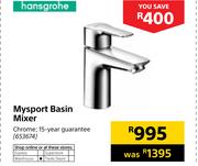 Hansgrohe Mysport Basin Mixer