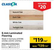 Classen 6mm Laminated Flooring-Per Sqm