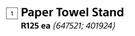 Home & Kitchen Paper Towel Stand-Each