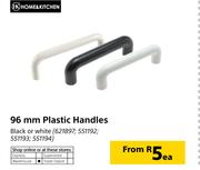 Home & Kitchen 96mm Plastic Handles-Each