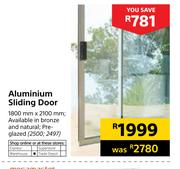 Aluminium Sliding Door 1800mm x 2100mm