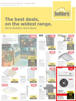 Builders Inland : The Best Deals On The Widest Range (25 February - 22 March 2020), page 1