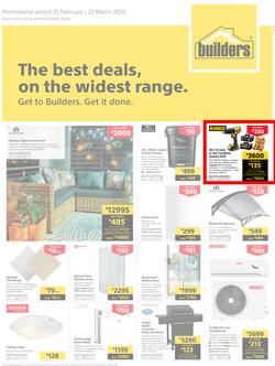 Builders Inland : The Best Deals On The Widest Range (25 February - 22 March 2020), page 1