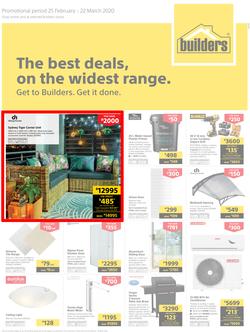 Builders Inland : The Best Deals On The Widest Range (25 February - 22 March 2020), page 1