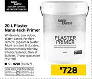 Fired Earth 20Ltr Plaster Nano Tech Primer